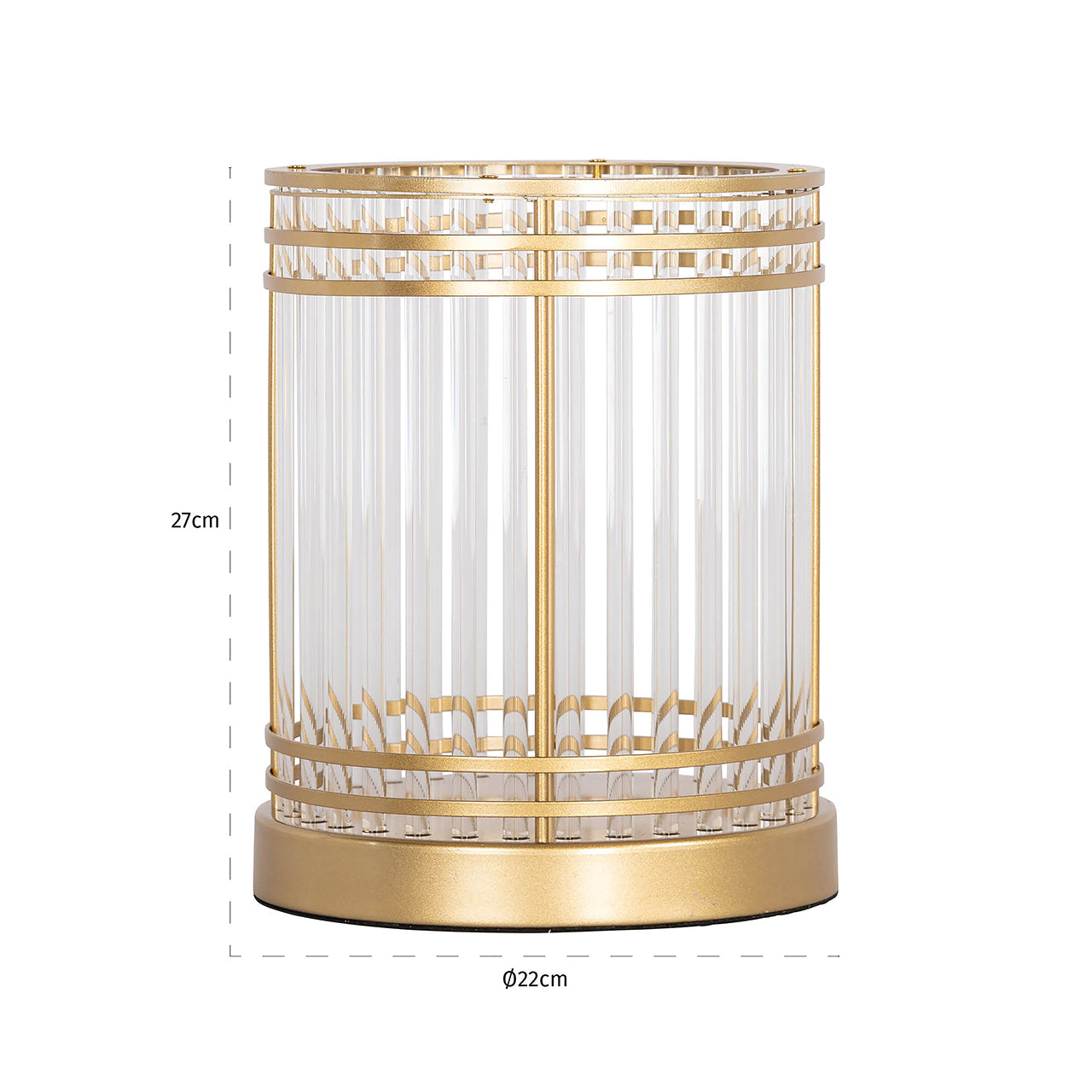 Windlicht Dyara klein (Goud)