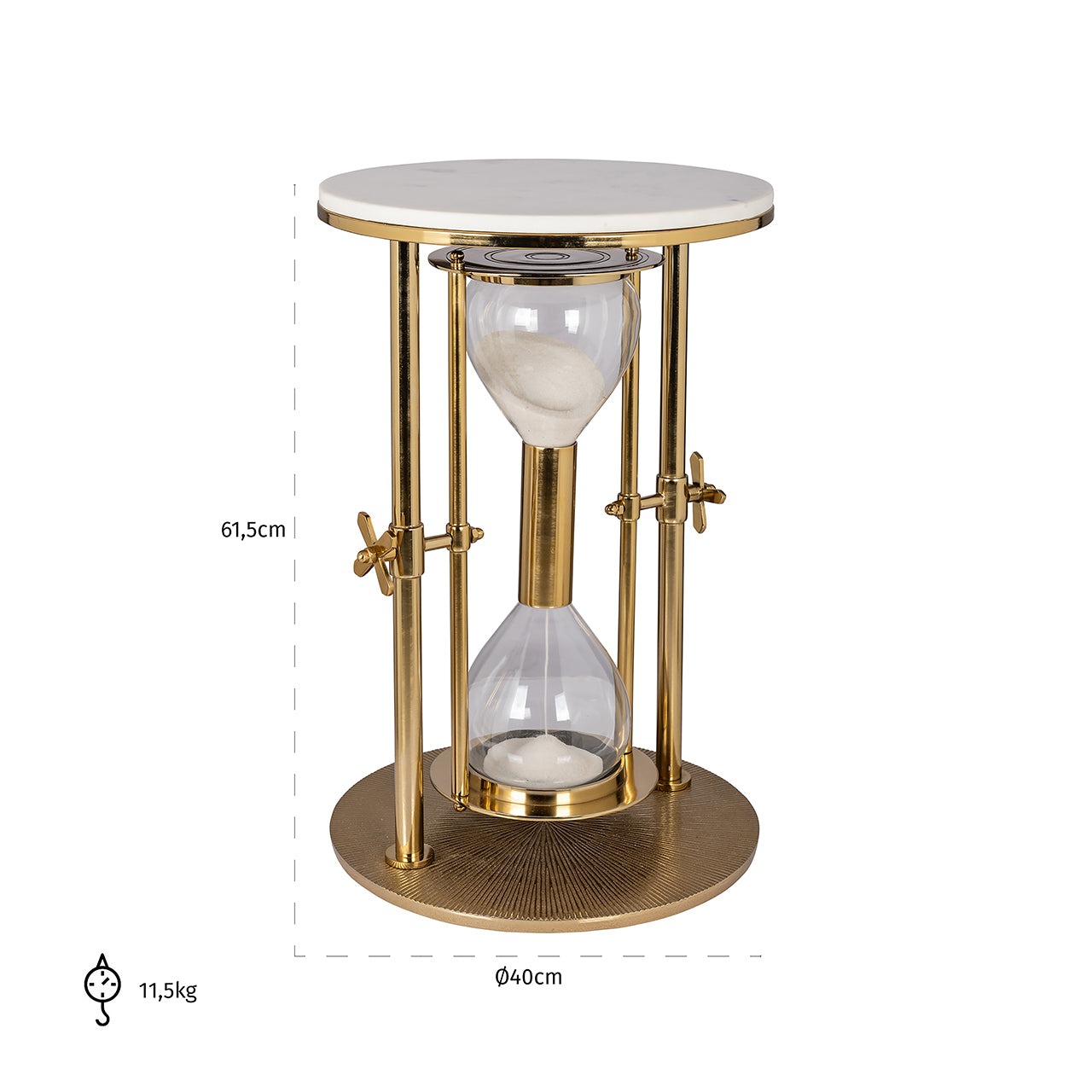 Bijzettafel Tempus (Goud)