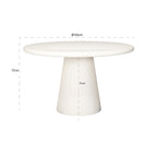 Eettafel Bloomstone (Wit)