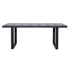 Eettafel Blax 200 (Zwart)