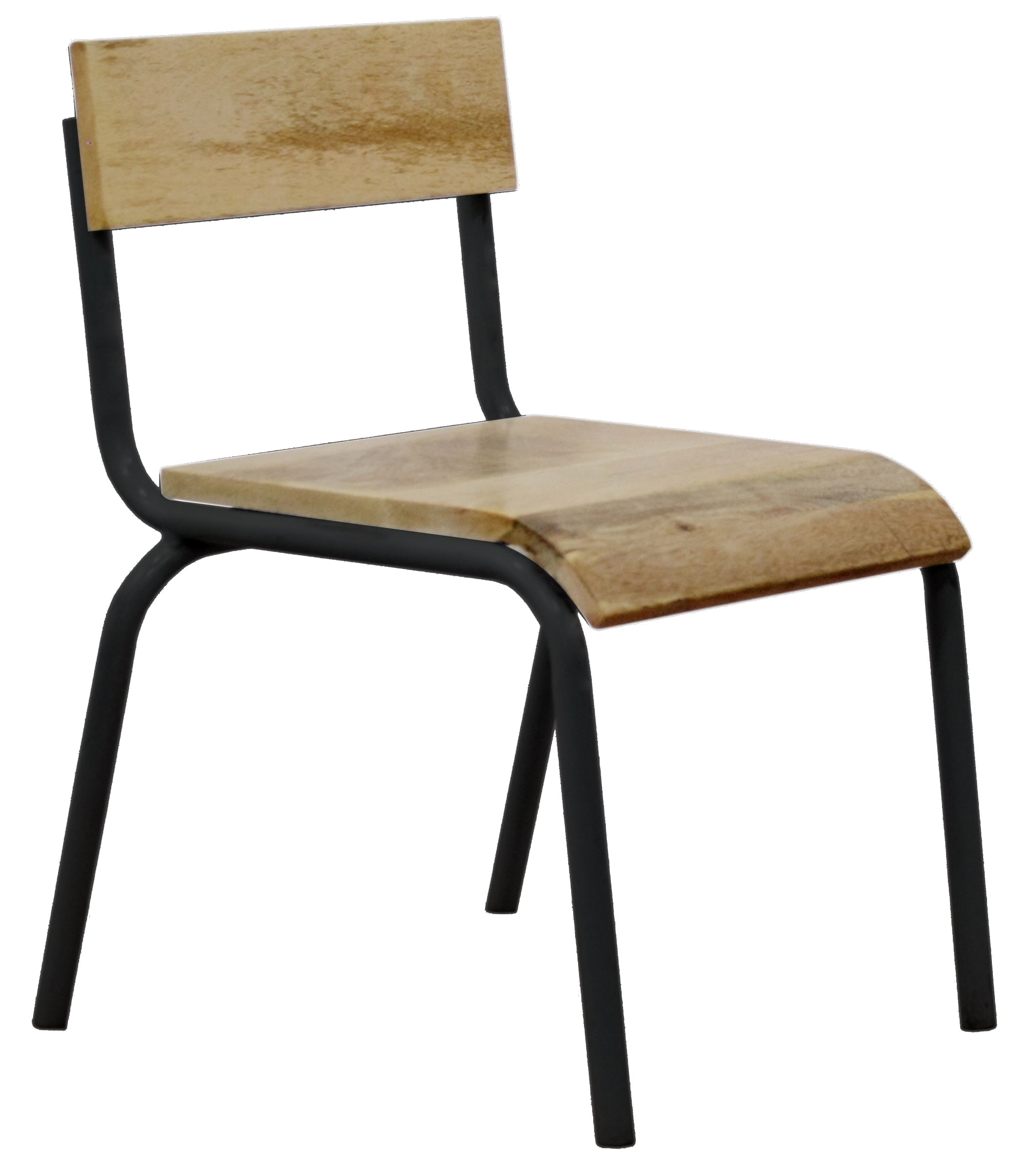 "Original chair wood-metal black (set of 2)"