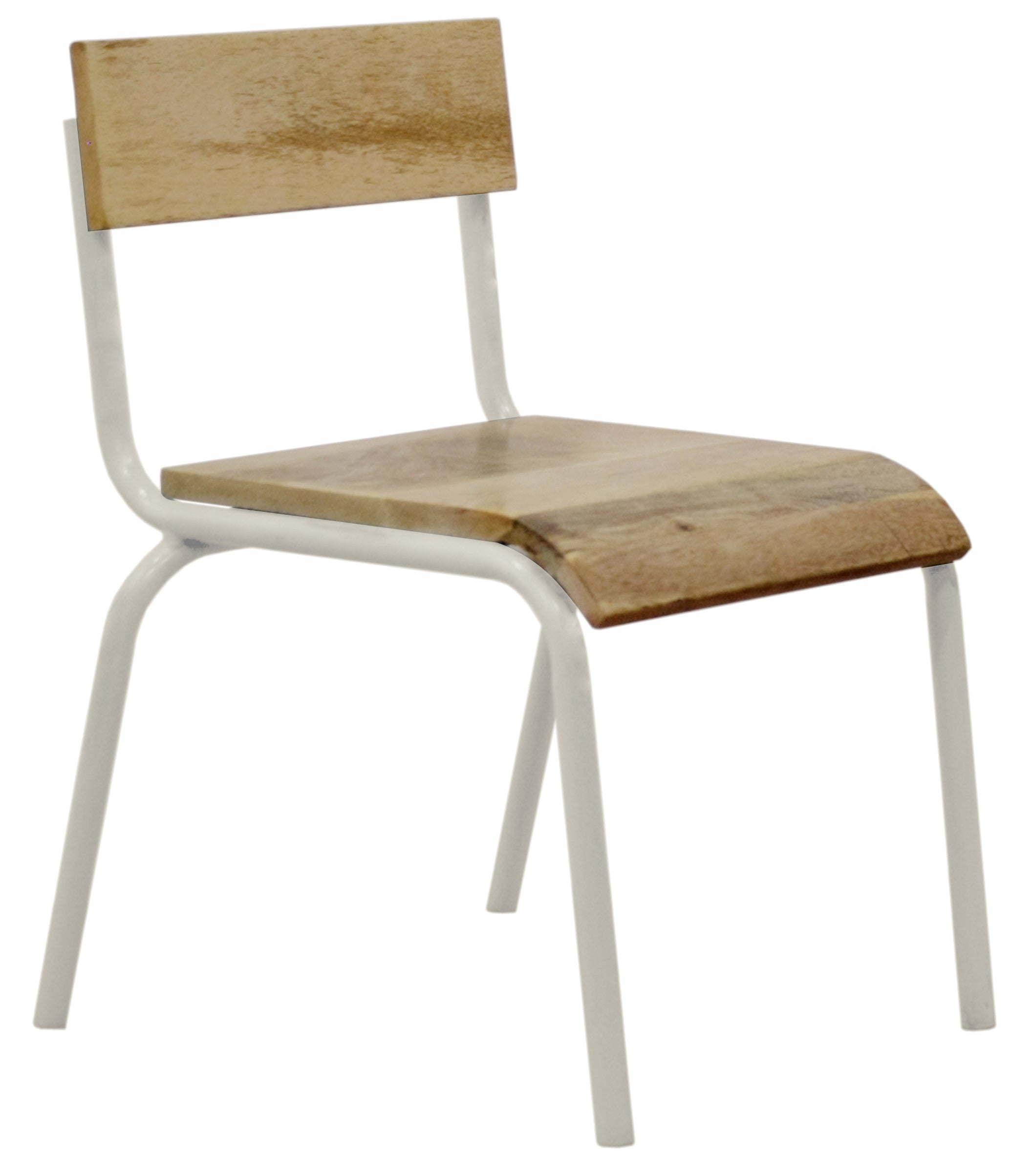 "Original chair wood-metal white (set of 2)"