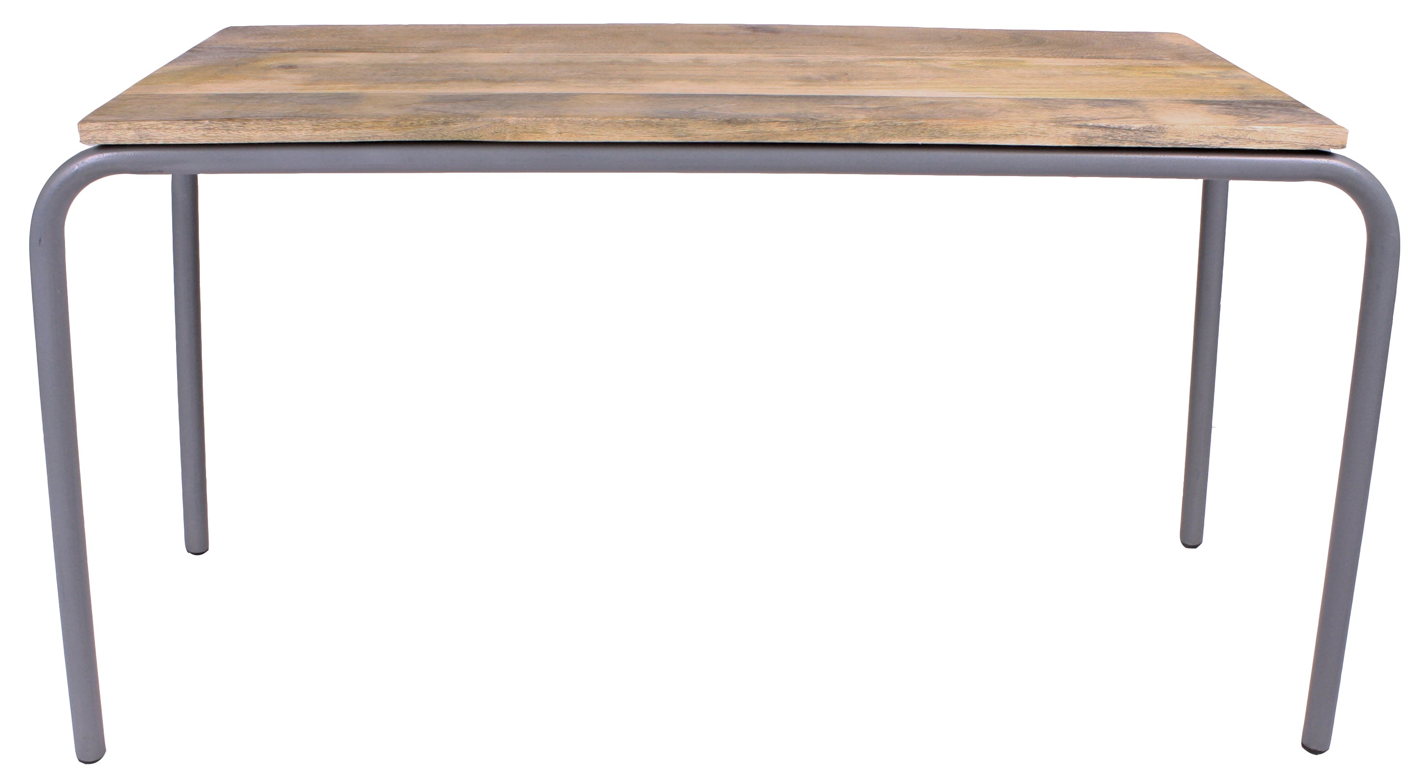 Original table wood-metal, grey