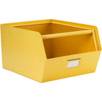 Original metalen bak geel