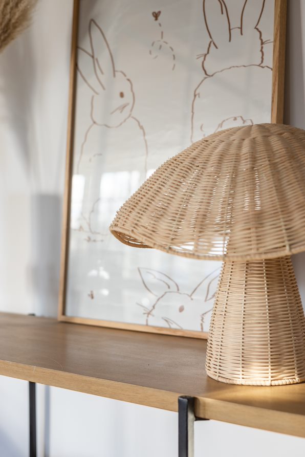 Boletus, table lamp mushroom natural