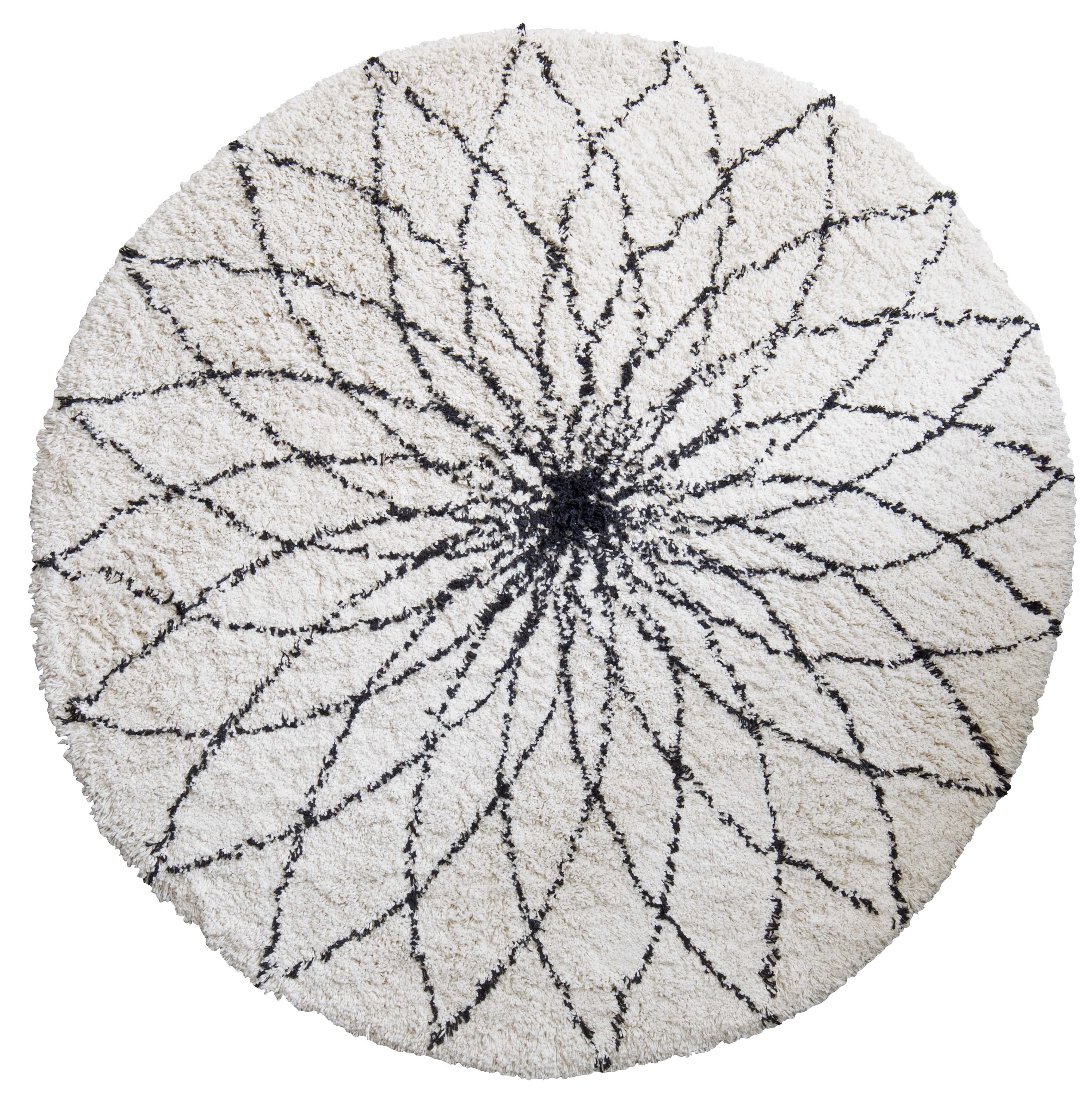 Flower power, rug, Ø110 cm