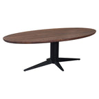 Eettafel Stafford spicebrown ovaal 230