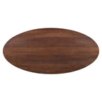 Eettafel Stafford spicebrown ovaal 230