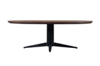 Eettafel Stafford spicebrown ovaal 230