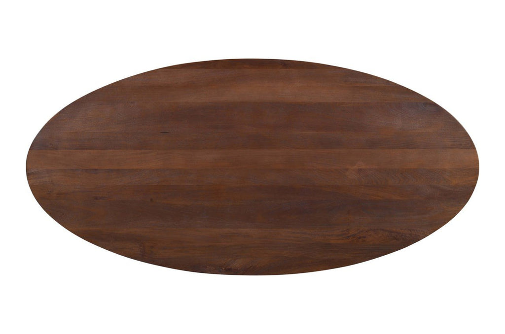 Eettafel Stafford spicebrown ovaal 230