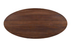 Eettafel Stafford spicebrown ovaal 230
