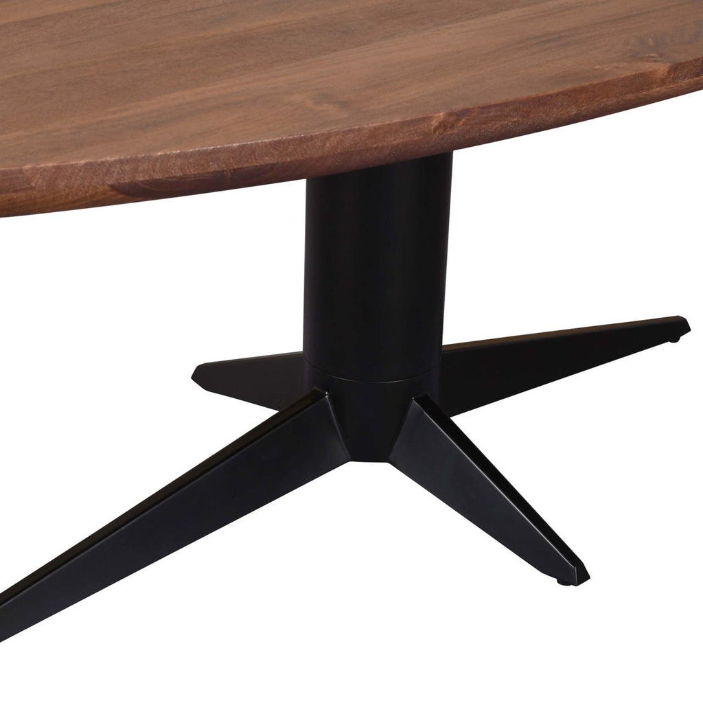 Eettafel Stafford spicebrown ovaal 230