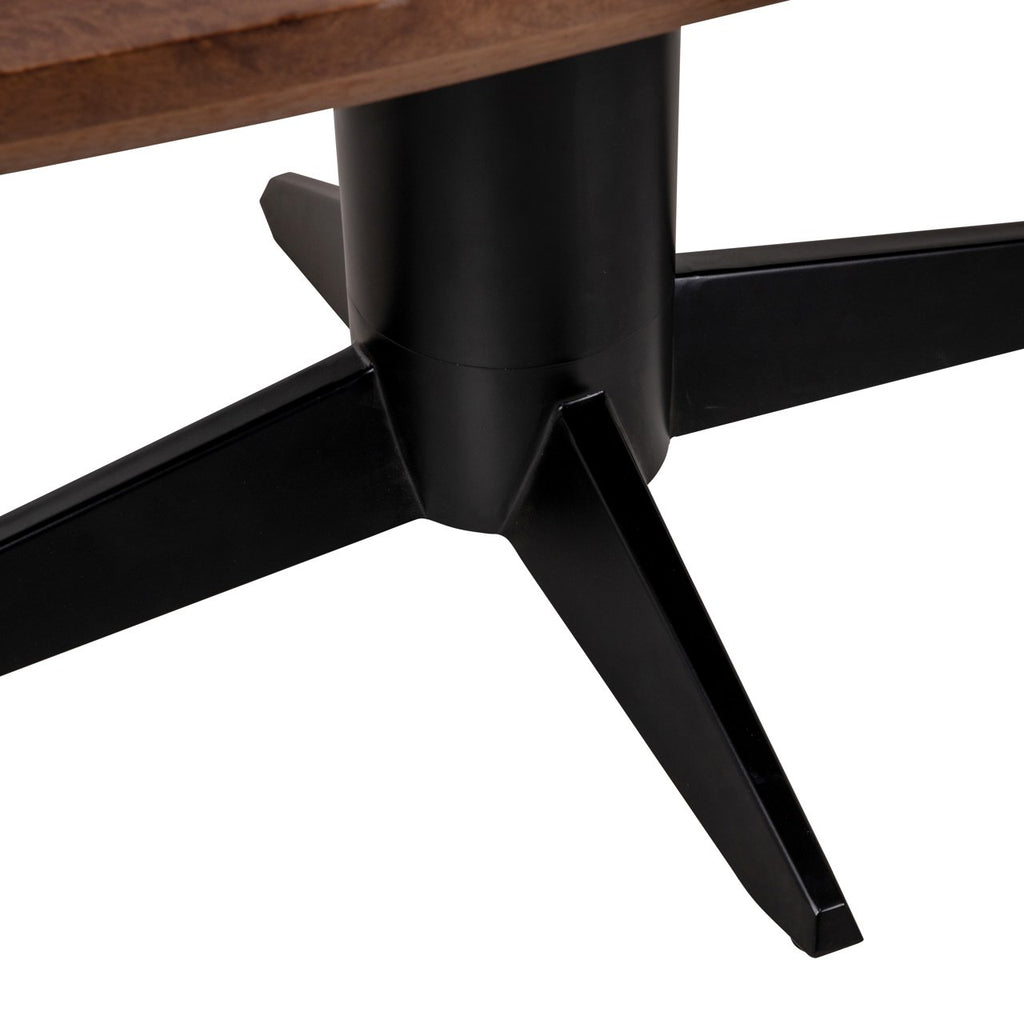 Eettafel Stafford spicebrown ovaal 280