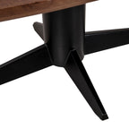 Eettafel Stafford spicebrown ovaal 280