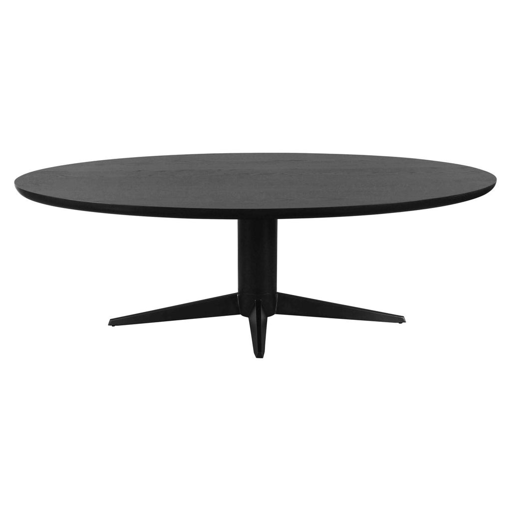 Eettafel Rayford zwart ovaal 230"
