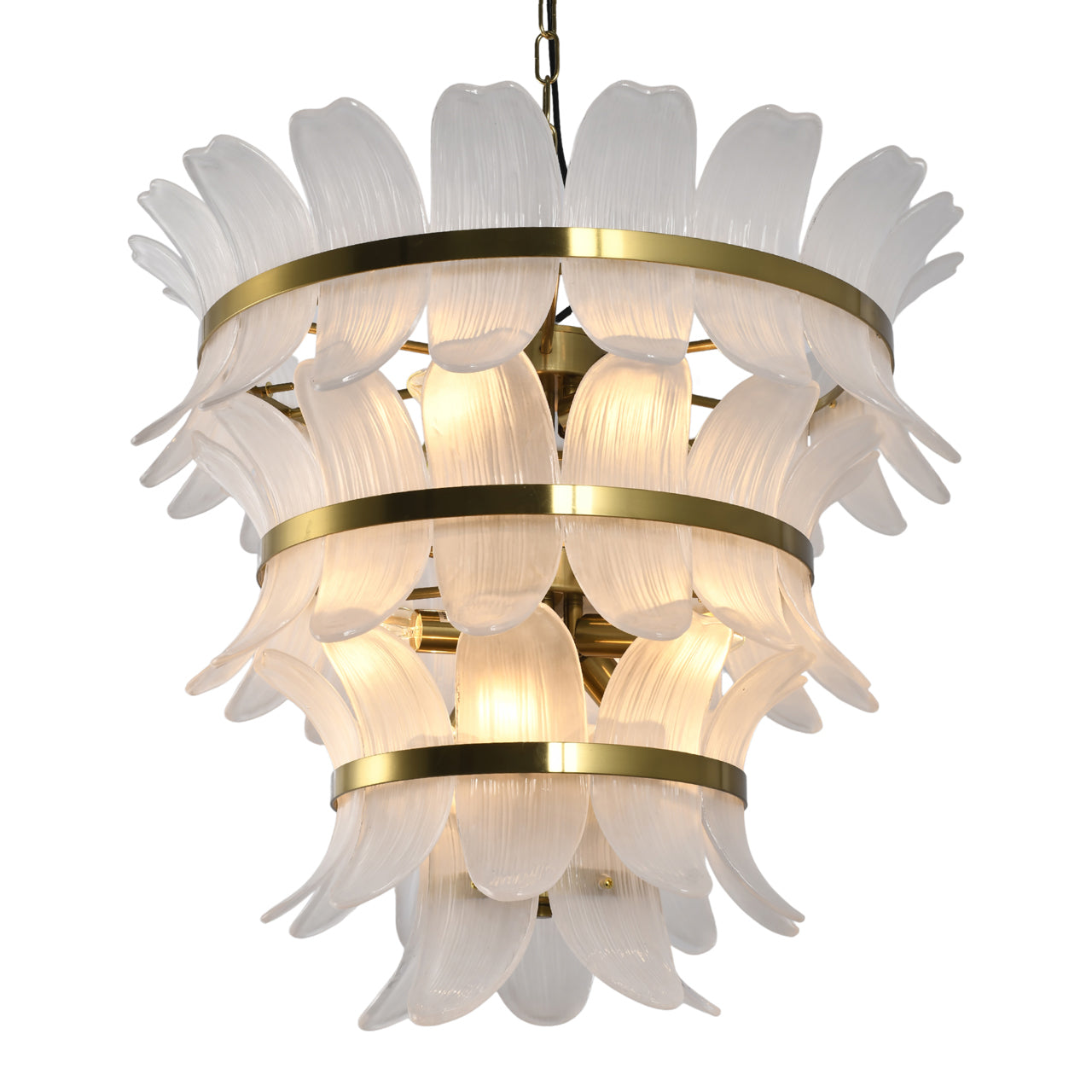 Hanglamp Ameline messing antiek