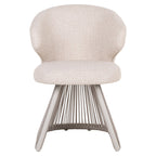 Buiteneetkamerstoel Nuba beige alpine