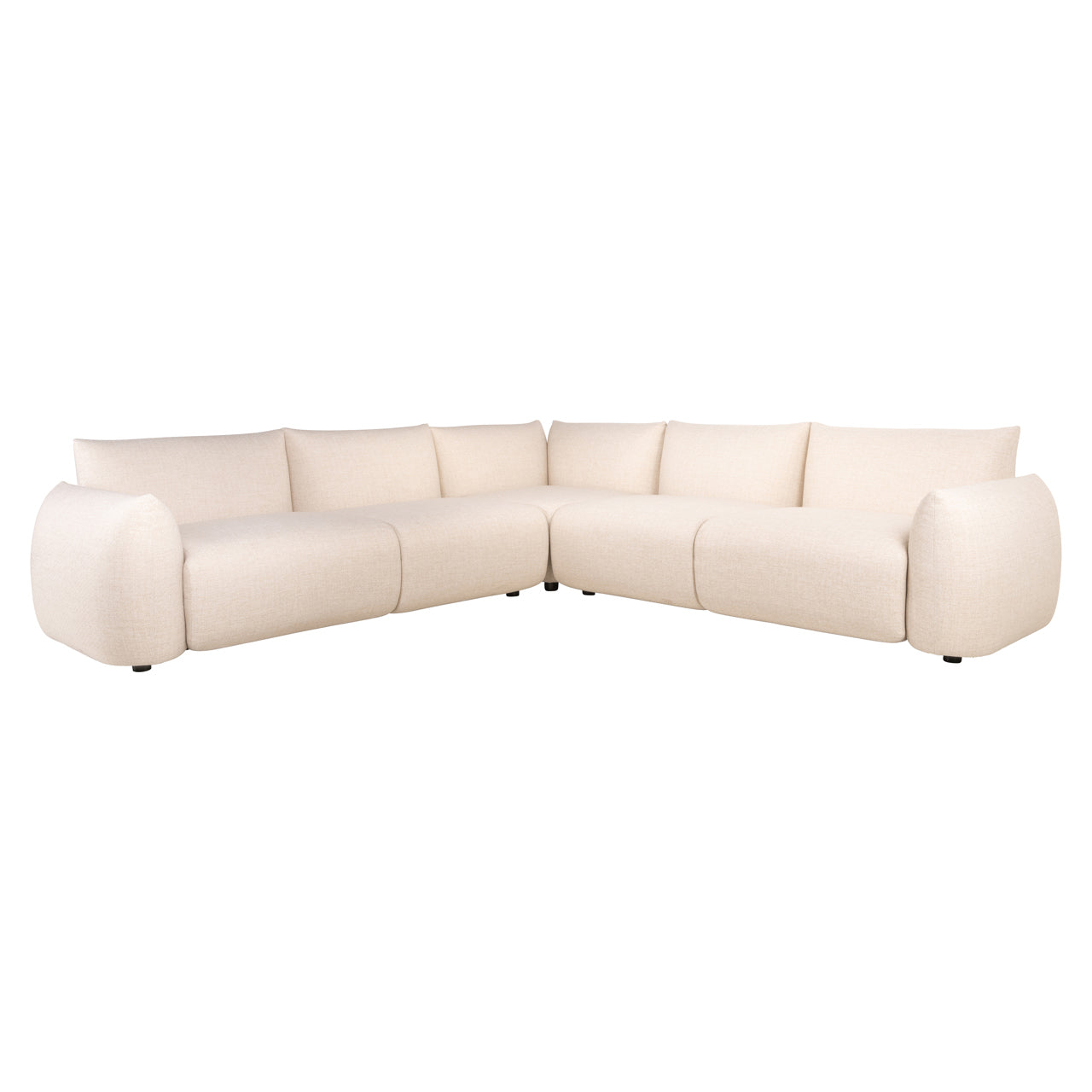Buitenkant bank Dawson beige alpine hoekbank