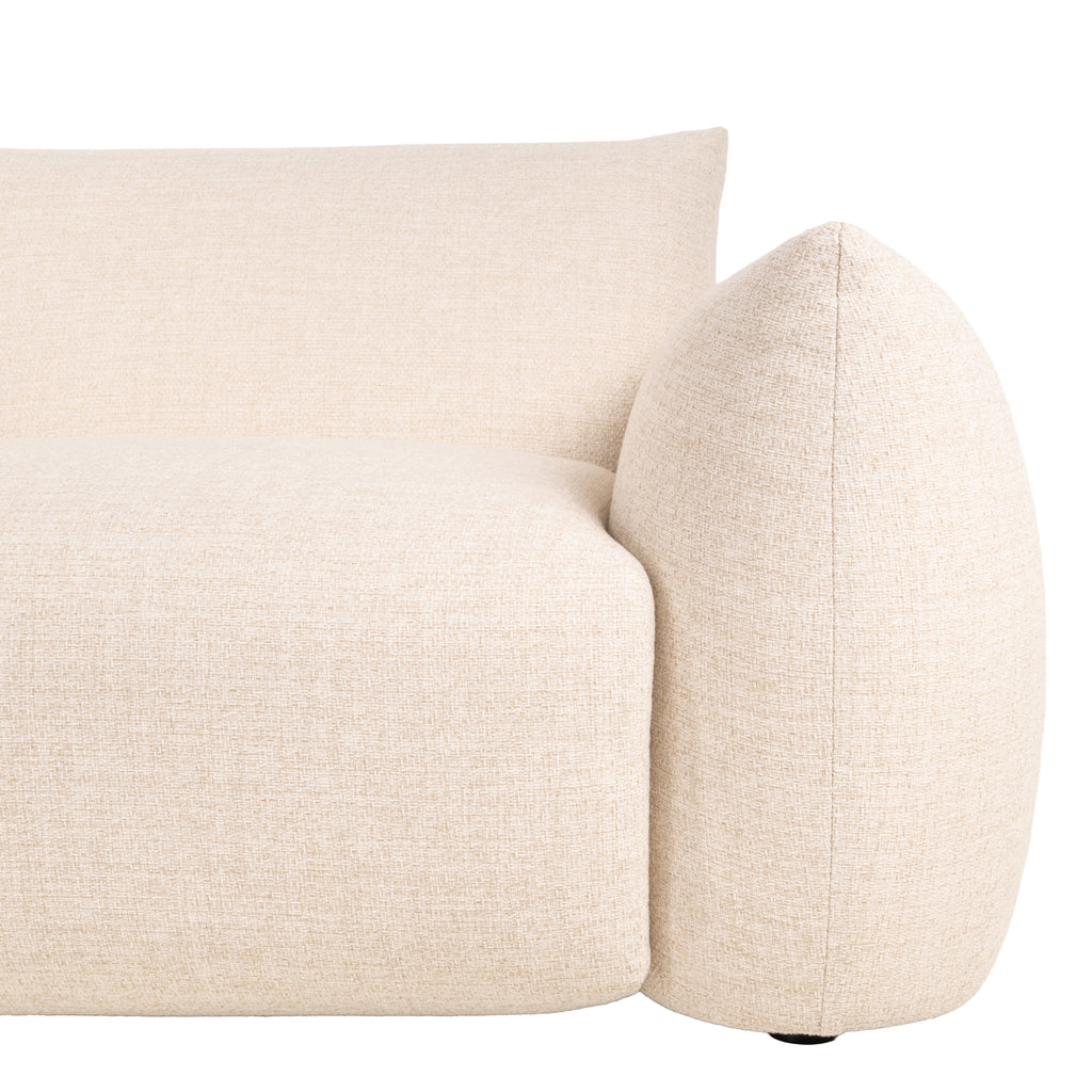 Buitenkant bank Dawson beige alpine hoekbank