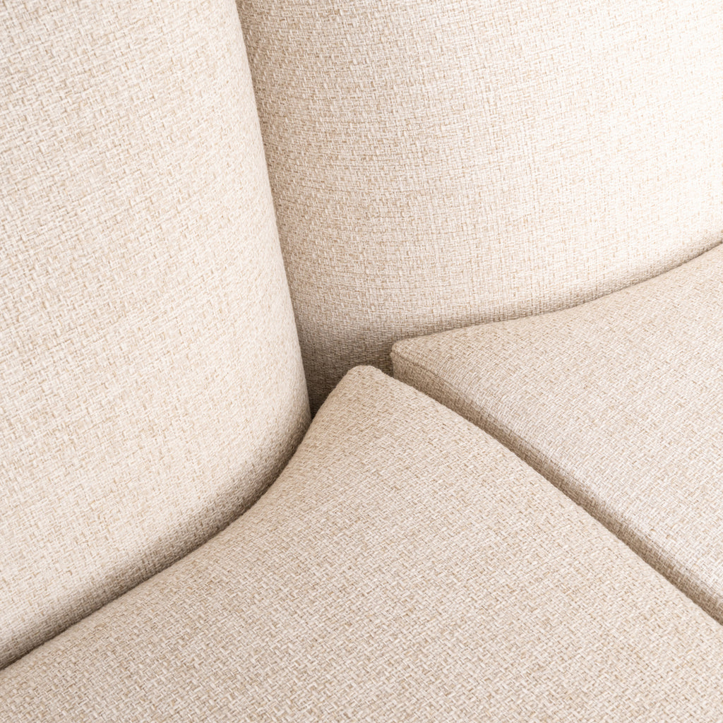 Buitenkant bank Dawson beige alpine hoekbank
