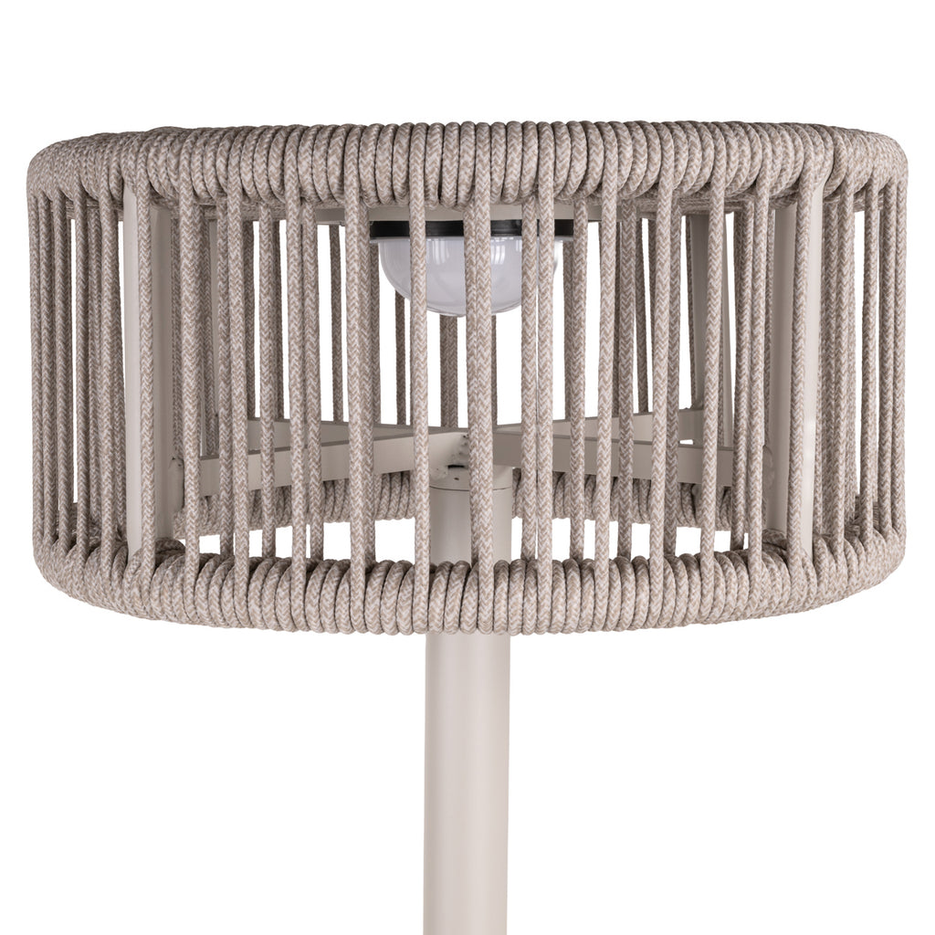Buitenvloerlamp Lunar licht beige