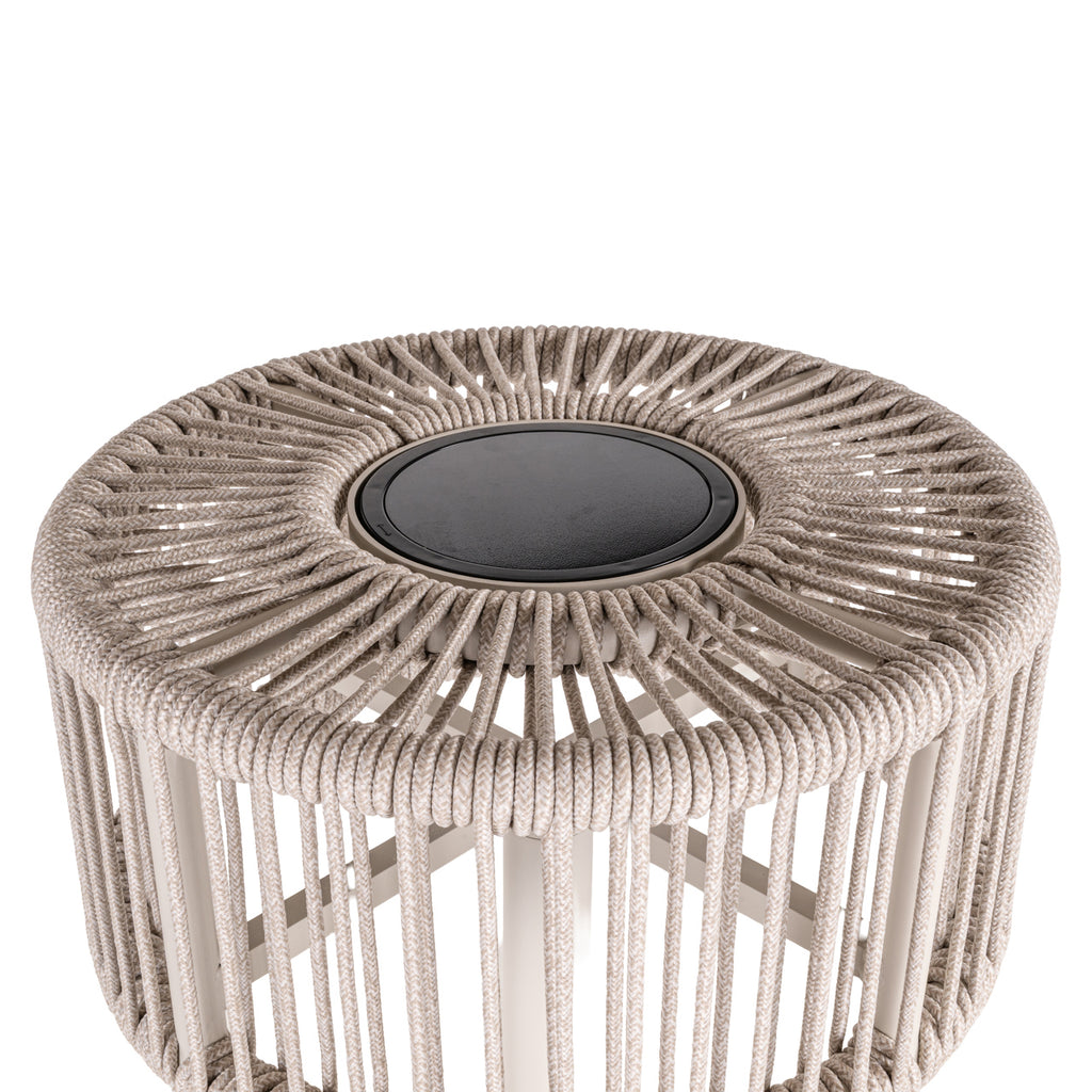 Buitenvloerlamp Lunar licht beige