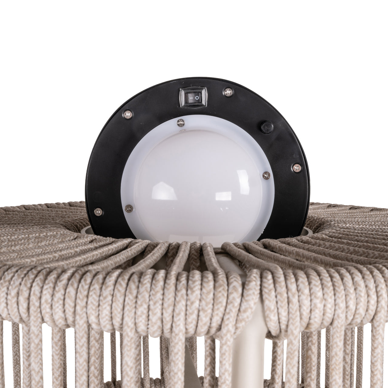 Buitenvloerlamp Lunar licht beige