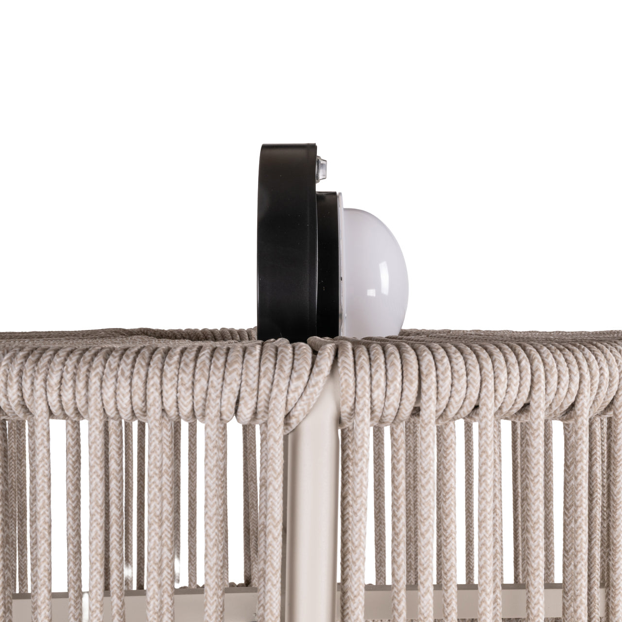 Buitenvloerlamp Lunar licht beige