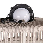 Buitenvloerlamp Lunar licht beige