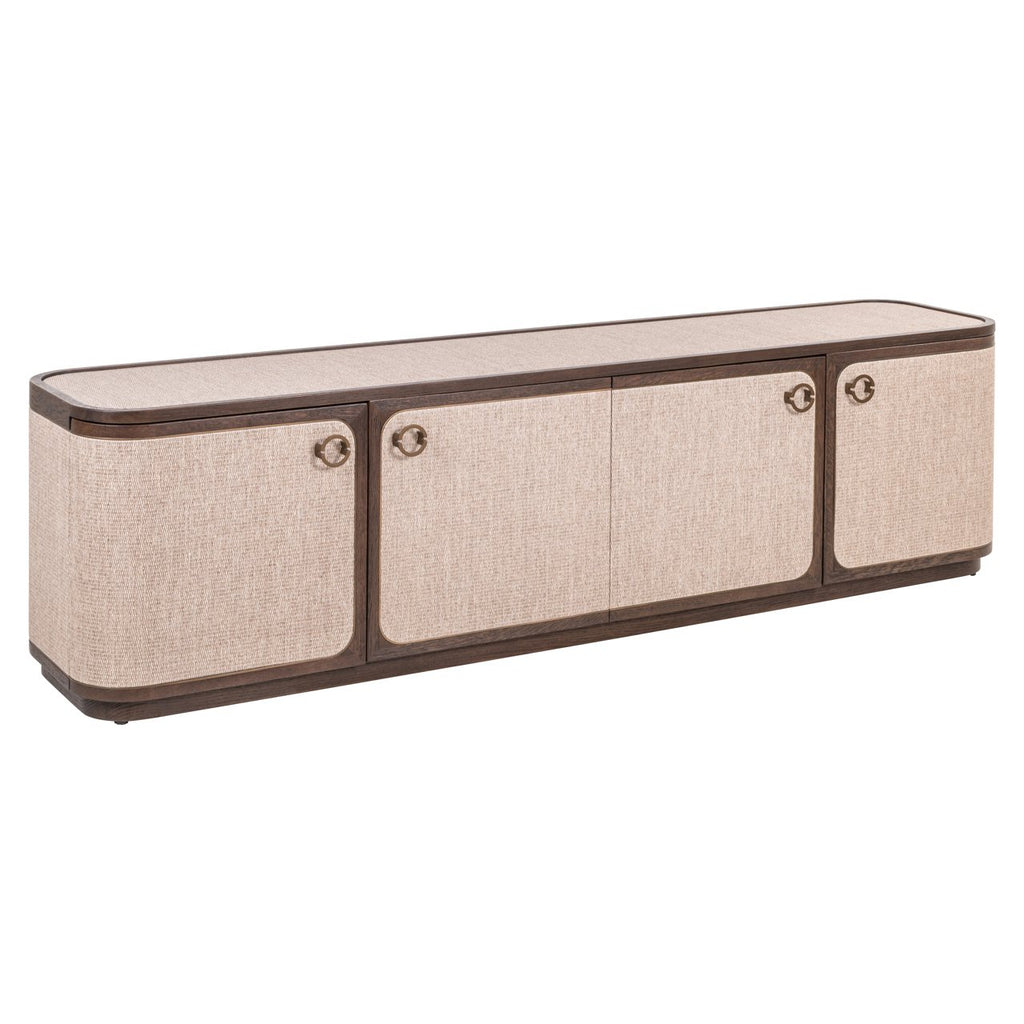 TV-meubel Willox bruin 4-deuren