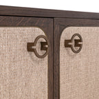 TV-meubel Willox bruin 4-deuren