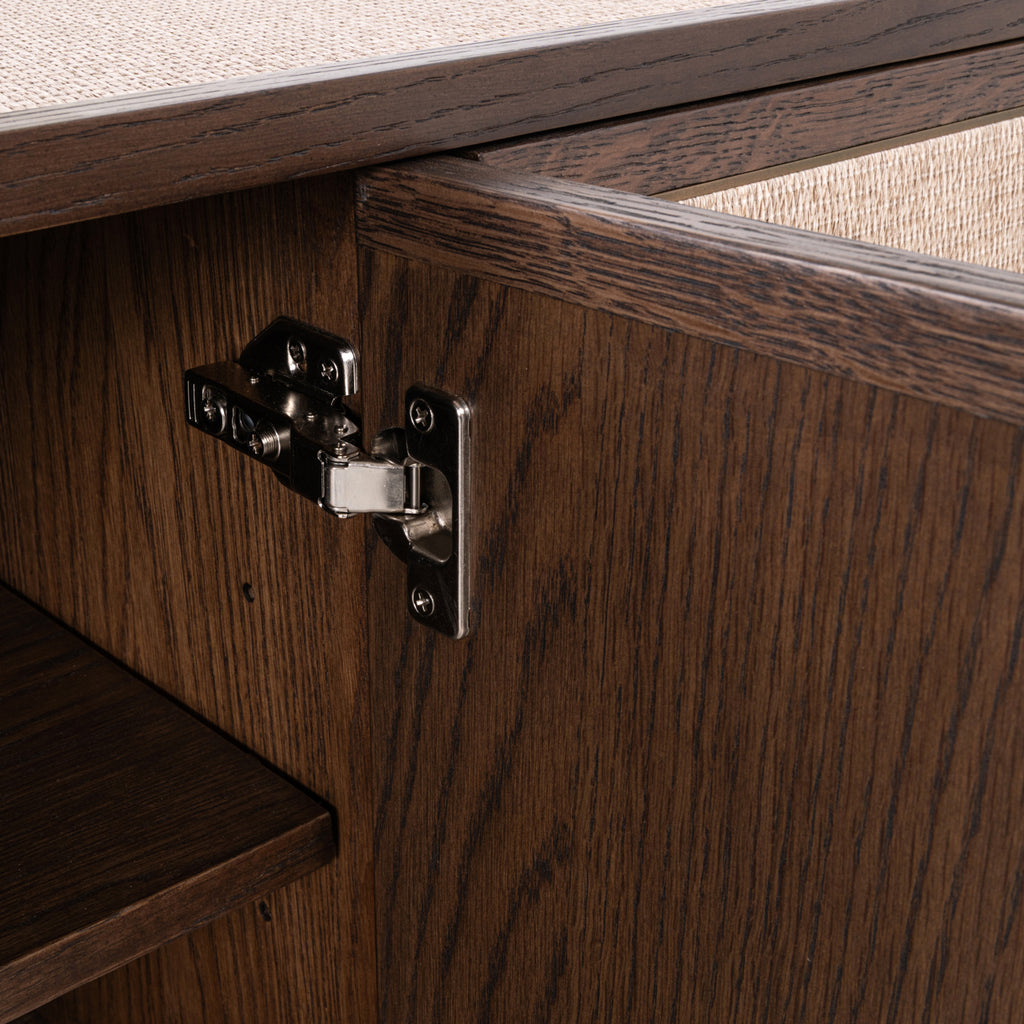 TV-meubel Willox bruin 4-deuren
