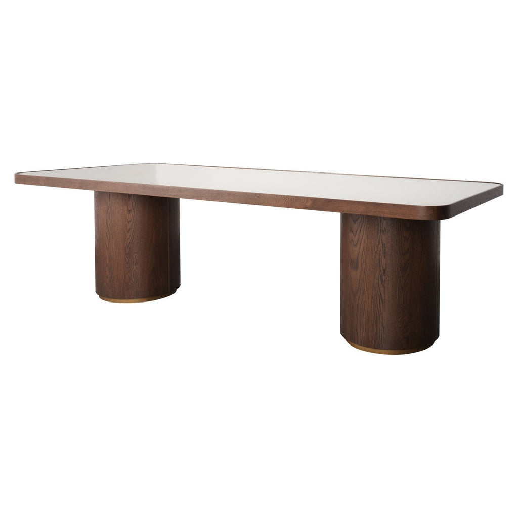 Eettafel Willox bruin 235 inclusief glas