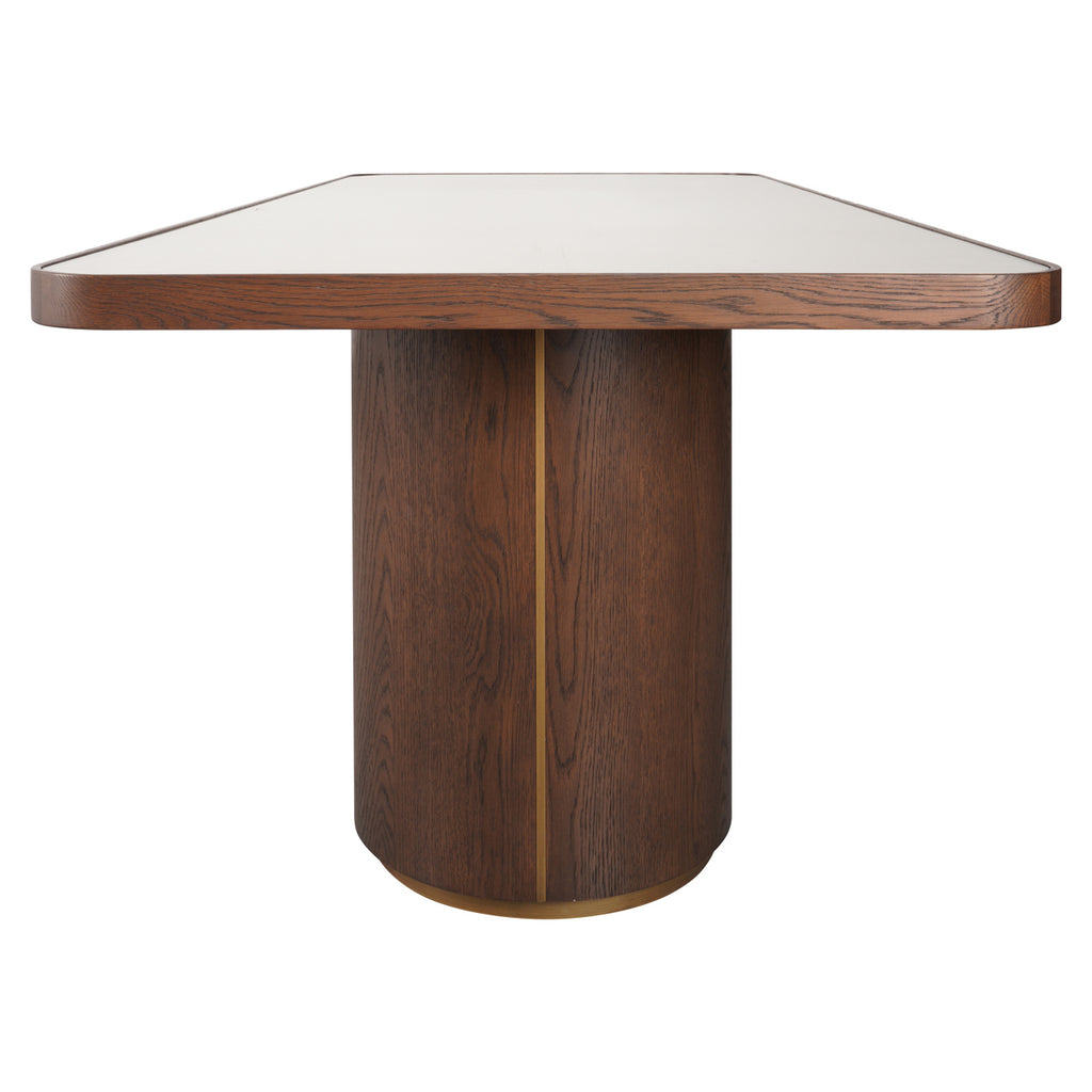 Eettafel Willox bruin 235 inclusief glas