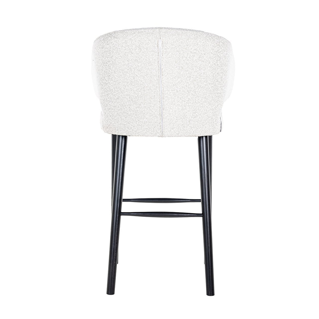 Barstoel Indigo wit bouclé (Copenhagen 900 Bouclé White)