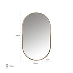 Spiegel Skylar (Goud)