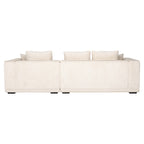 Bank Lusso 3-zits beige chenille (Niagara 902 beige Chenille)
