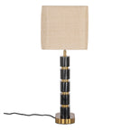 Tafellamp Levina incl. lampenkap (Zwart/goud)