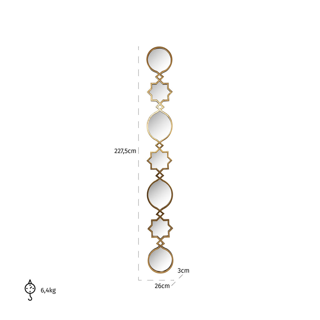 Spiegel Babice goud (Goud)