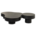 Salontafel Bogor set van 2 donker koffie (Donker koffie)