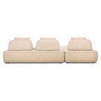 Bank Tudor met losse rugleuning zand olympus (Zand olympus)