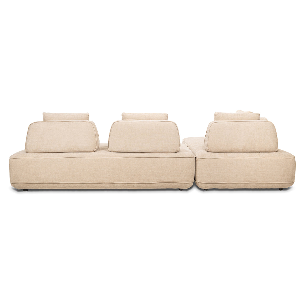Bank Tudor met losse rugleuning zand olympus (Zand olympus)