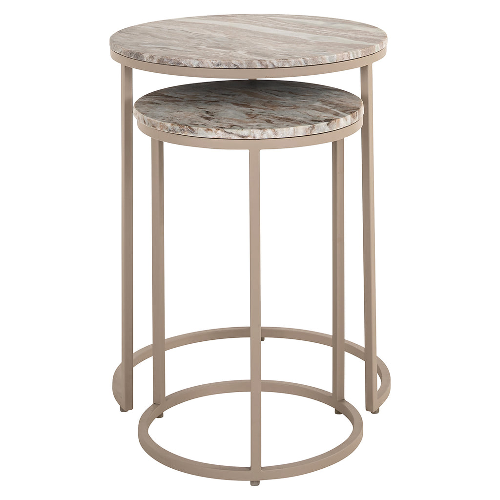 Bijzettafel Fairfax set van 2 (Stone)