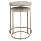 Bijzettafel Fairfax set van 2 (Stone)