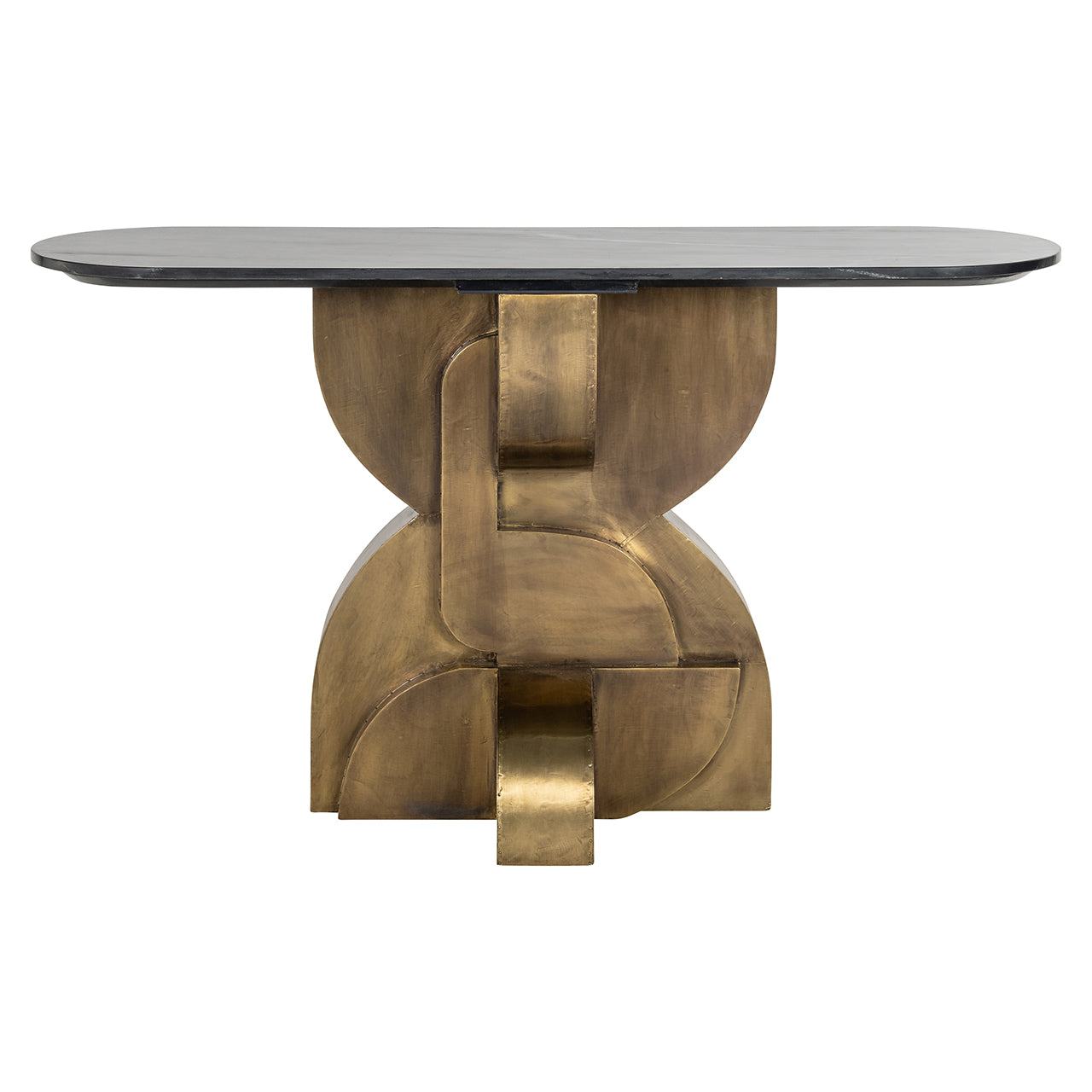 Wandtafel Maddox (Zwart/goud)