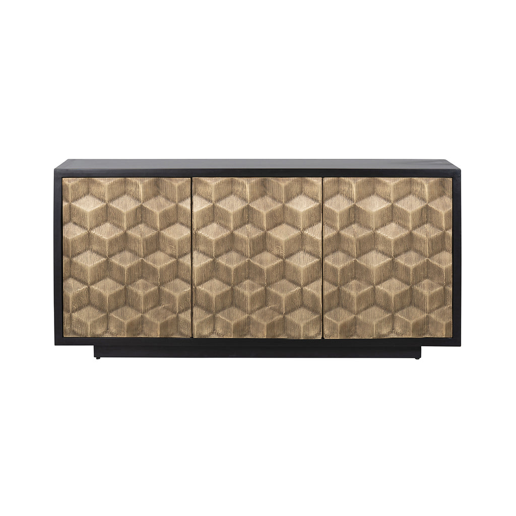 Dressoir Esher 3-deuren (Zwart)