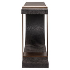 Wandtafel Bazel (Zwart/goud)