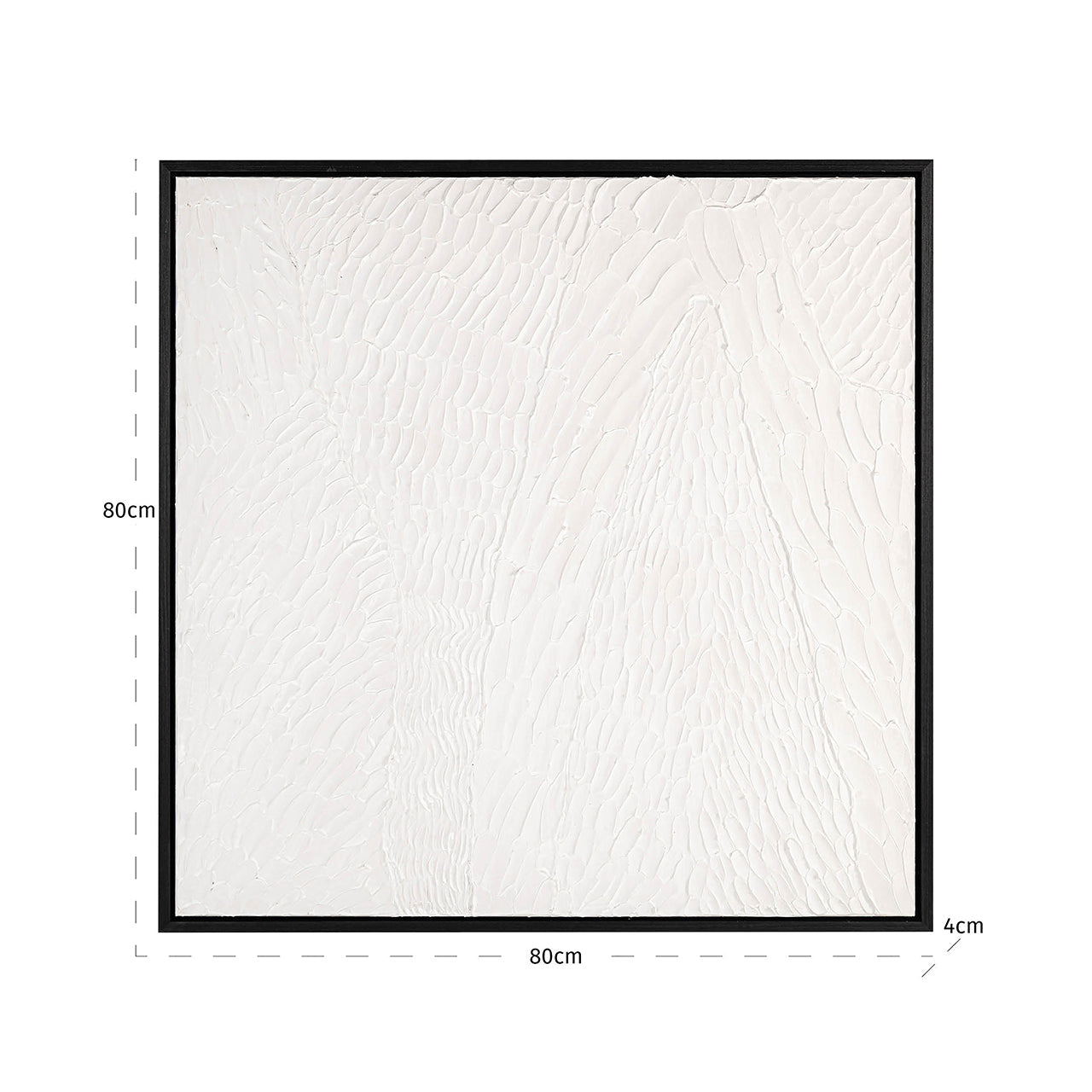 Wanddecoratie Janell (Zwart/wit)