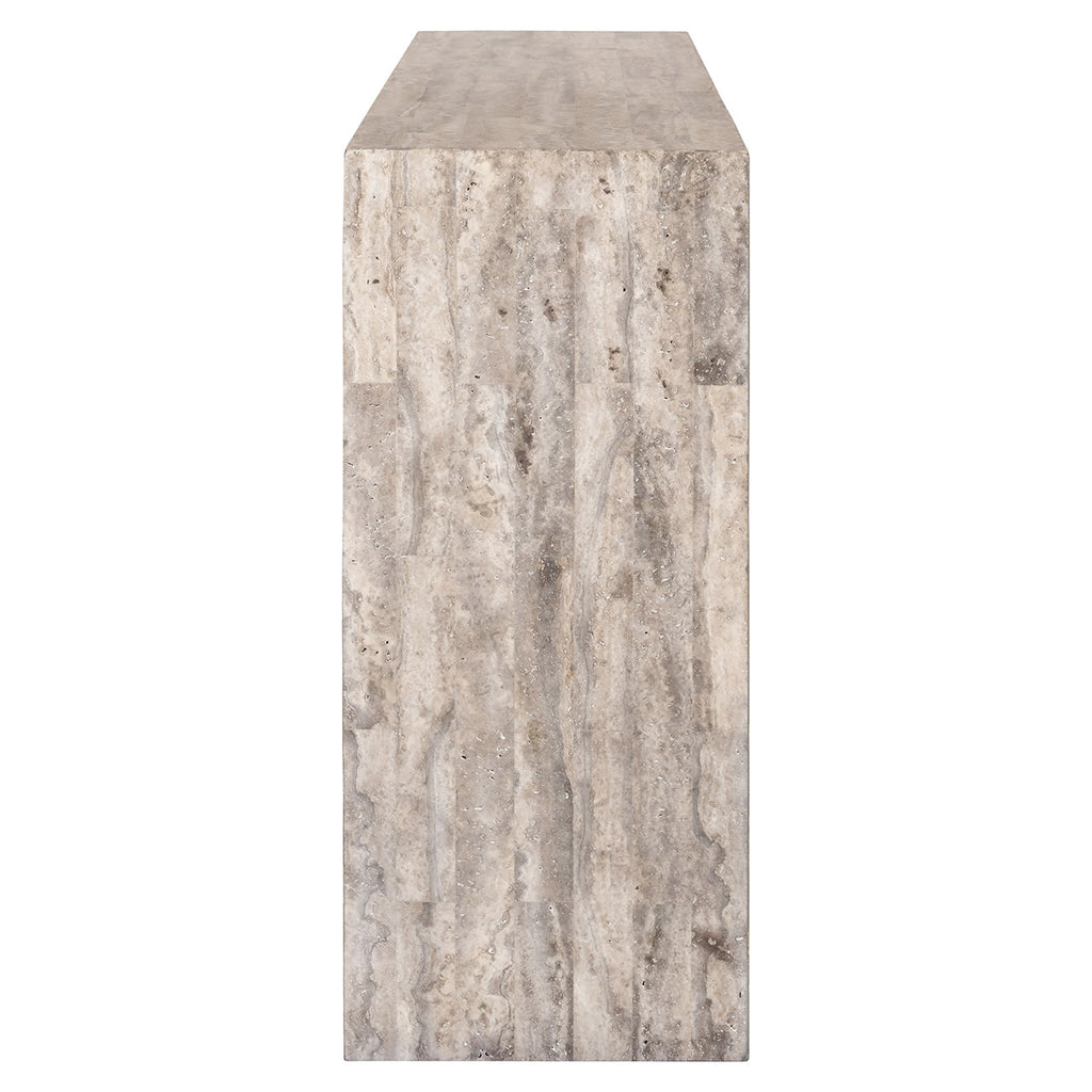 Wandtafel La Rague natuurlijk grijs travertijn (Grijs)