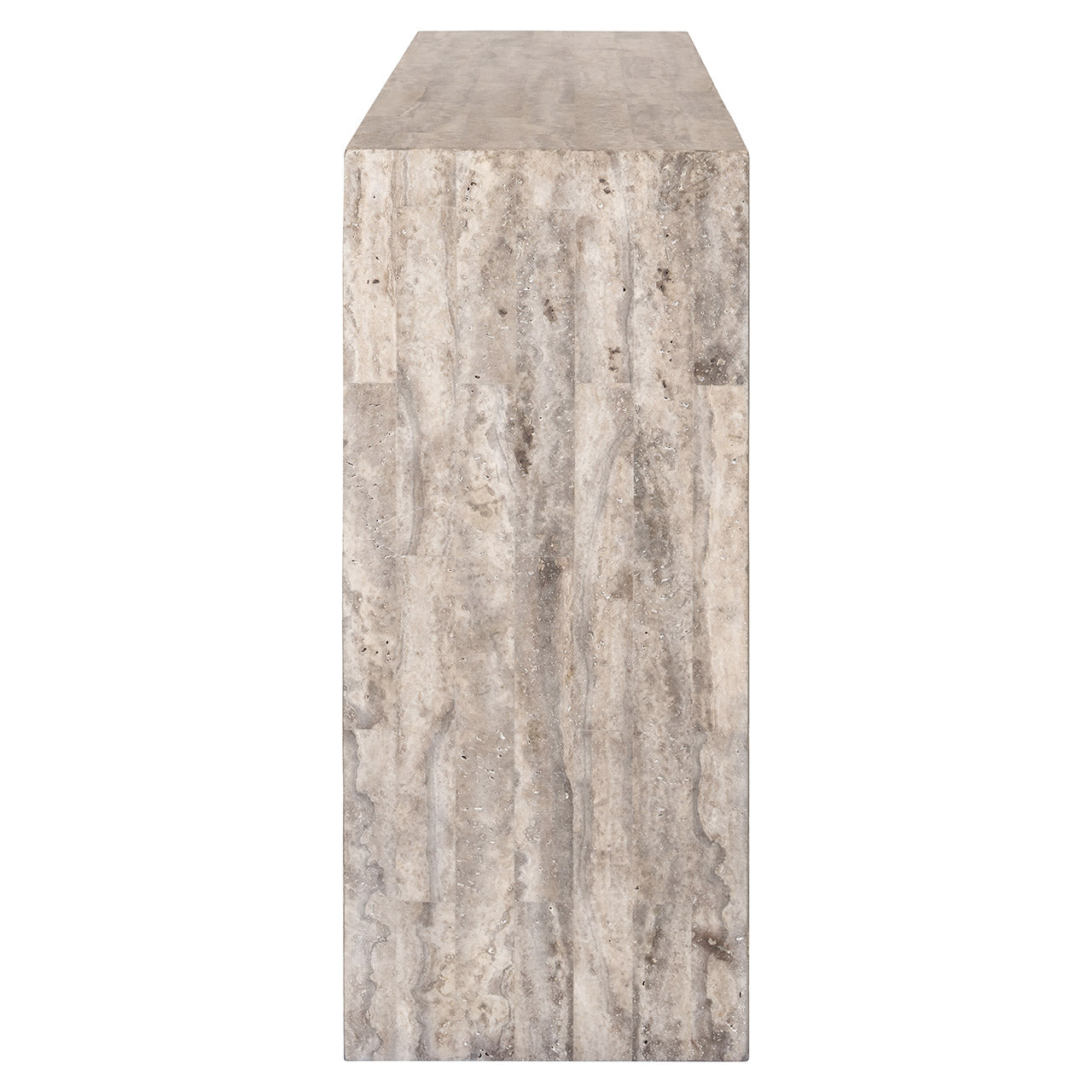 Wandtafel La Rague natuurlijk grijs travertijn (Grijs)